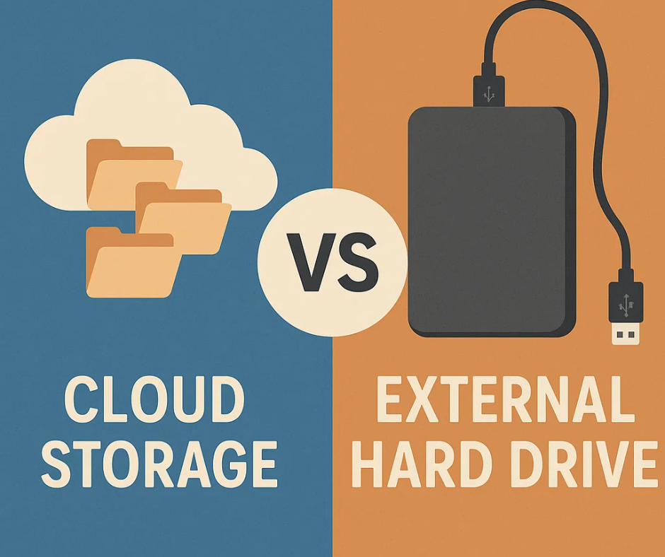 Cloud Storage vs External Hard Drive